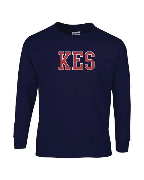 Picture of KES Navy Youth Long Sleeve T-Shirt