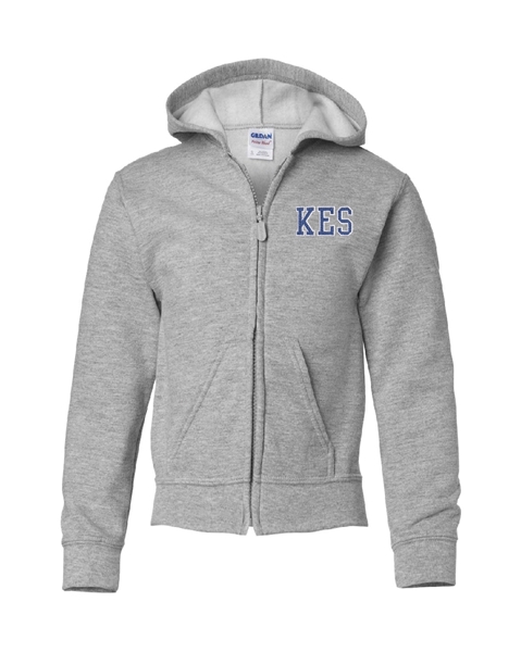 Picture of KES Grey Hoodie Full Zip