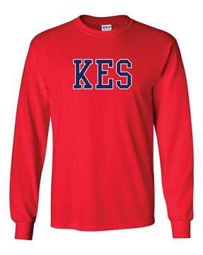 Picture of KES Red Long Sleeve T-Shirt