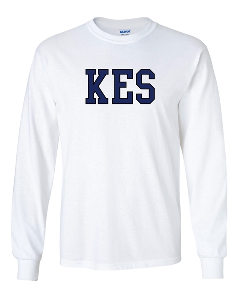 Picture of KES White Long Sleeve T-Shirt