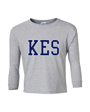 Picture of KES Grey Youth Long Sleeve T-Shirt